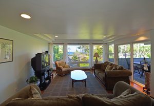 Beaches vacation rental house living room